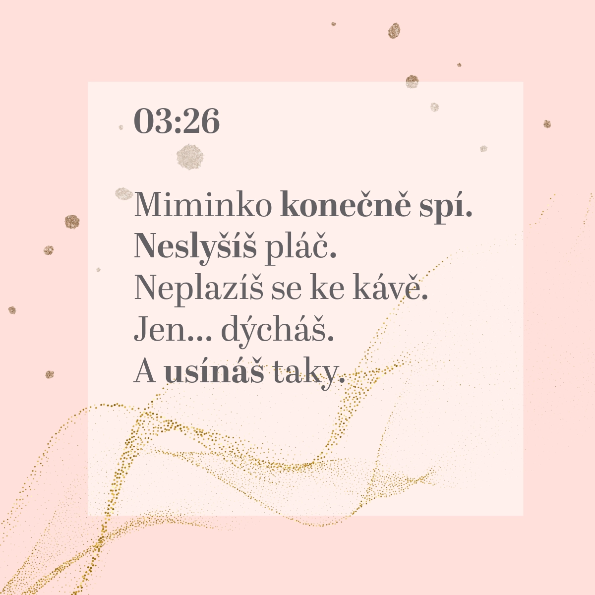 Hnízdečko MiNelS s detailním potiskem – ukázka z Instagramu