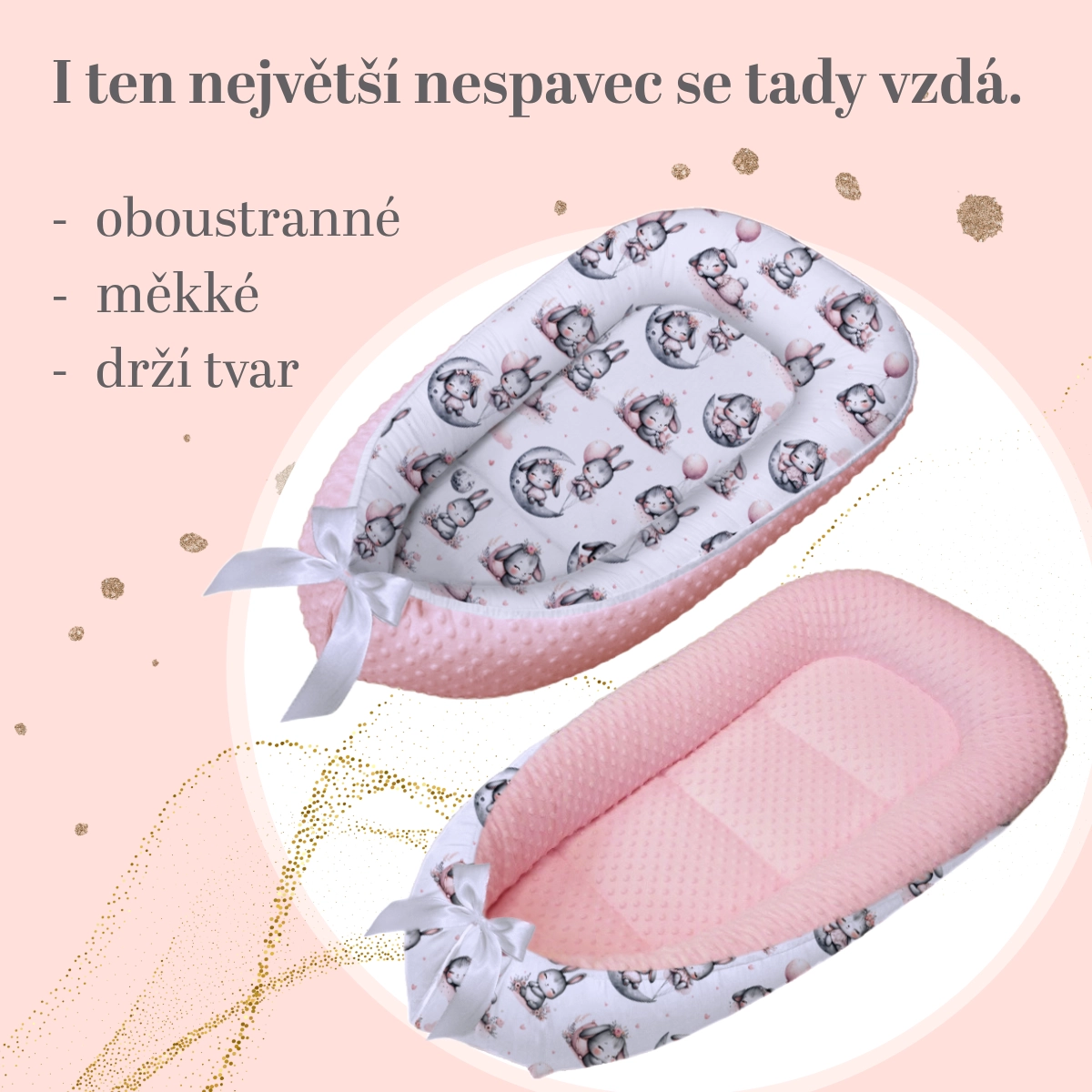 Instagramová fotka hnízdečka MiNelS – styl a pohodlí pro miminka
